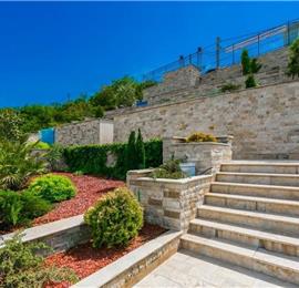 5 bedroom villa with two pools near Tivat, sleeps 10